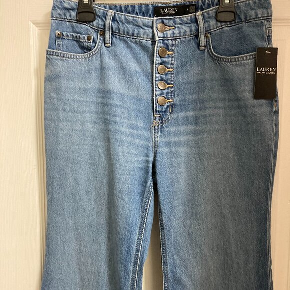 New Ralph Lauren High Rise Flare Jeans 8 - Picture 6 of 11